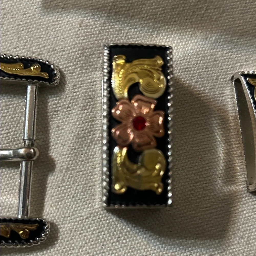 BLACK CANYON 3 PCS BUCKLE SETS, MULTI-COLOR